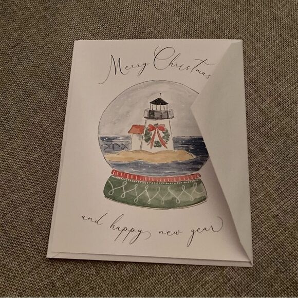 Nantucket Snowglobe Christmas Cards - Picture 6 of 6